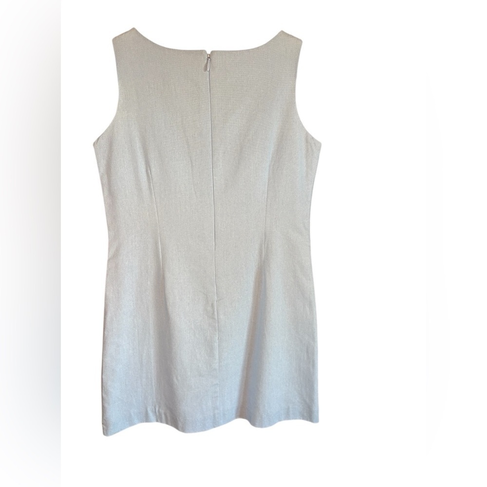 MAGGIE BREEN A-line Dress w Decorative Trim- Blue-NWT Girls 7 Made in USA - Picture 4 of 5